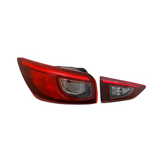 Replacement - Driver Side Driver and Passenger Side Inner and Outer Tail Light Set (CAPA Certified)