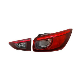 Replacement - Passenger Side Driver and Passenger Side Inner and Outer Tail Light Set (CAPA Certified)