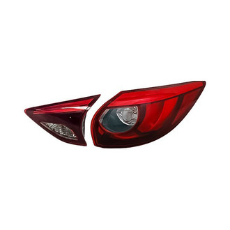 Replacement - Passenger Side Driver and Passenger Side Inner and Outer Tail Light Set (CAPA Certified)