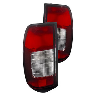 Replacement - Driver and Passenger Side Tail Light Lens and Housing Set (Standard Line)
