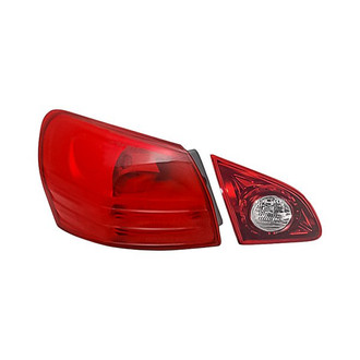 Replacement - Driver Side Driver and Passenger Side Inner and Outer Tail Light Set (CAPA Certified)