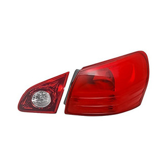 Replacement - Passenger Side Driver and Passenger Side Inner and Outer Tail Light Set (CAPA Certified)