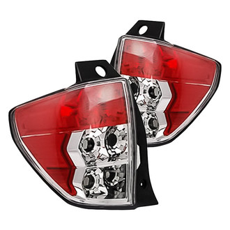 Replacement - Driver and Passenger Side Tail Light Lens and Housing Set (Standard Line)