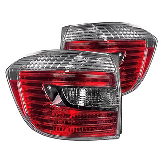 Replacement - Driver and Passenger Side Tail Light Lens and Housing Set (Standard Line)