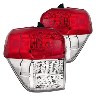 Replacement - Driver and Passenger Side Tail Light Lens and Housing Set (Standard Line)