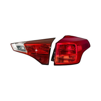 Replacement - Passenger Side Driver and Passenger Side Inner and Outer Tail Light Set (Standard Line)