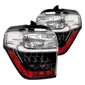 Replacement - Driver and Passenger Side Tail Light Lens and Housing Set (Standard Line)