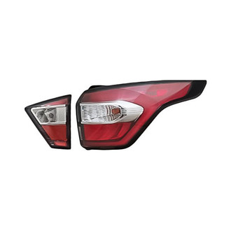 Replacement - Passenger Side Driver and Passenger Side Inner and Outer Tail Light Set (CAPA Certified)