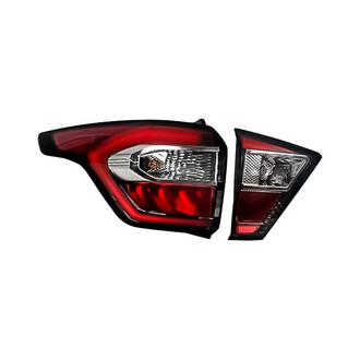 Replacement - Driver Side Driver and Passenger Side Inner and Outer Tail Light Set (CAPA Certified)