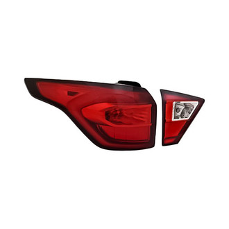 Replacement - Driver Side Driver and Passenger Side Inner and Outer Tail Light Set (CAPA Certified)