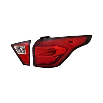 Replacement - Passenger Side Driver and Passenger Side Inner and Outer Tail Light Set (CAPA Certified)