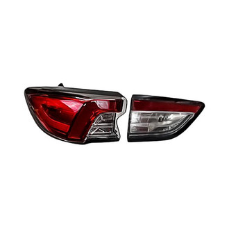 Replacement - Driver Side Driver and Passenger Side Inner and Outer Tail Light Set (CAPA Certified)