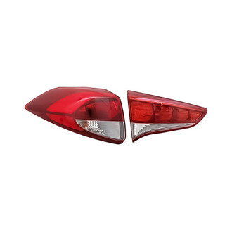 Replacement - Driver Side Driver and Passenger Side Inner and Outer Tail Light Set (CAPA Certified)