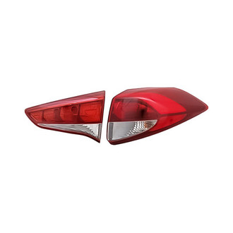 Replacement - Passenger Side Driver and Passenger Side Inner and Outer Tail Light Set (CAPA Certified)