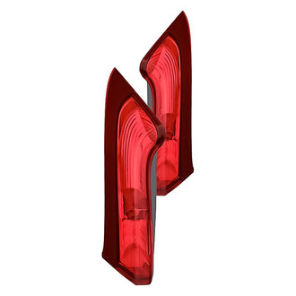 Replacement - Driver and Passenger Side Upper Tail Light Set (CAPA Certified)