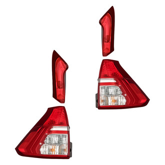 Replacement - Driver and Passenger Side Lower and Upper Tail Light Set (CAPA Certified)