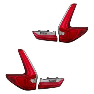 Replacement - Driver and Passenger Side Inner and Outer Tail Light Set (Standard Line)
