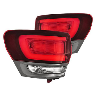 Replacement - Driver and Passenger Side Outer Tail Light Set (CAPA Certified)