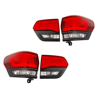 Replacement - Driver and Passenger Side Inner and Outer Tail Light Set (Standard Line)