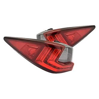 Replacement - Driver and Passenger Side Outer Tail Light Set (CAPA Certified)