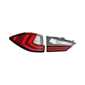 Replacement - Driver Side Driver and Passenger Side Inner and Outer Tail Light Set (CAPA Certified)