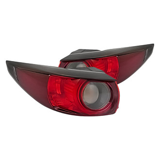 Replacement - Driver and Passenger Side Outer Tail Light Set (CAPA Certified)
