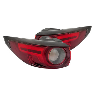 Replacement - Driver and Passenger Side Outer Tail Light Set (CAPA Certified)