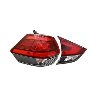 Replacement - Driver Side Driver and Passenger Side Inner and Outer Tail Light Set (CAPA Certified)