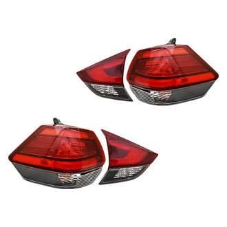 Replacement - Driver and Passenger Side Inner and Outer Tail Light Set (Standard Line)