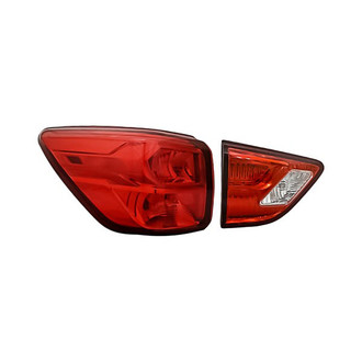 Replacement - Driver Side Driver and Passenger Side Inner and Outer Tail Light Set (Standard Line)