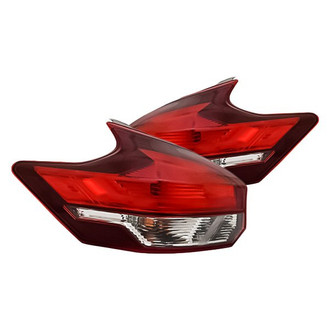Replacement - Driver and Passenger Side Outer Tail Light Set (CAPA Certified)