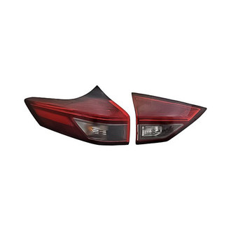 Replacement - Driver Side Driver and Passenger Side Inner and Outer Tail Light Set (Standard Line)
