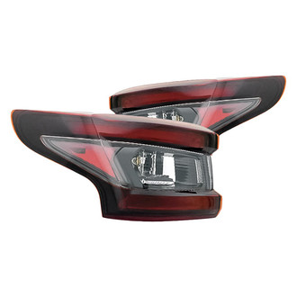 Replacement - Driver and Passenger Side Outer Tail Light Set (CAPA Certified)
