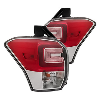 Replacement - Driver and Passenger Side Tail Light Lens and Housing Set (CAPA Certified)