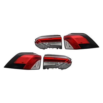 Replacement - Driver and Passenger Side Inner and Outer Tail Light Set (Standard Line)