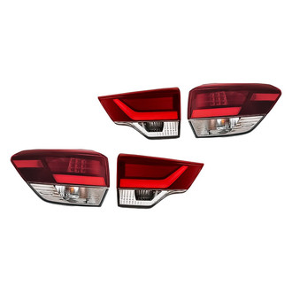 Replacement - Driver and Passenger Side Inner and Outer Tail Light Set (CAPA Certified)