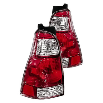 Replacement - Driver and Passenger Side Tail Light Lens and Housing Set (CAPA Certified)