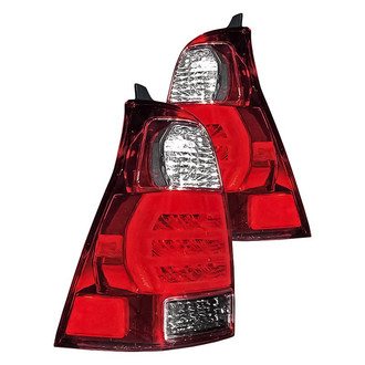 Replacement - Driver and Passenger Side Tail Light Lens and Housing Set (CAPA Certified)
