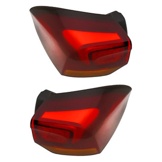 Replacement - Driver and Passenger Side Outer Tail Lights (CAPA Certified)
