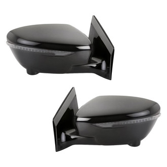 Replacement - Driver and Passenger Side Power View Mirror Set (Heated, Foldaway) (Standard Line)