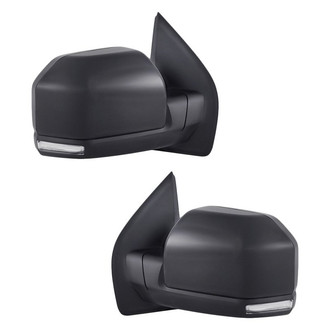 Replacement - Driver and Passenger Side Power View Mirror Set (Heated, Foldaway) (Standard Line)