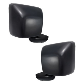 Replacement - Driver and Passenger Side Manual View Mirror Set (Non-Heated, Foldaway) (Standard Line)