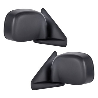 Replacement - Driver and Passenger Side Manual View Mirror Set (Non-Heated, Foldaway) (Standard Line)