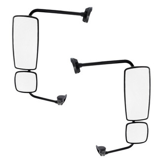 Replacement - Driver and Passenger Side Manual Towing Mirror Set (Non-Heated, Non-Foldaway) (Standard Line)