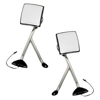 Replacement - Driver and Passenger Side Manual Towing Mirror Set (Non-Heated, Foldaway) (Standard Line)