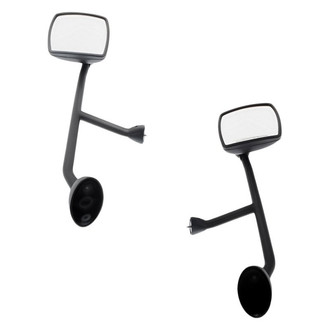 Replacement - Driver and Passenger Side Manual Towing Mirror Set (Non-Heated, Foldaway) (Standard Line)