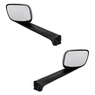 Replacement - Driver and Passenger Side Manual Towing Mirror Set (Heated, Non-Foldaway) (Standard Line)