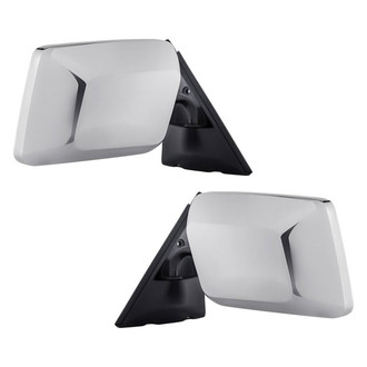 Replacement - Driver and Passenger Side Manual View Mirror Set (Non-Heated, Foldaway) (Standard Line)