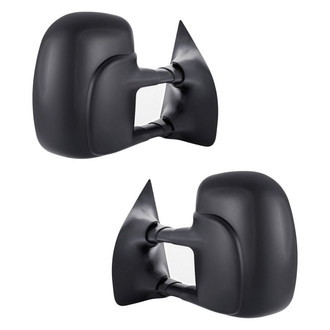 Replacement - Driver and Passenger Side Power Remote Towing Mirror Set (Non-Heated, Foldaway) (Standard Line)