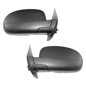 Replacement - Driver and Passenger Side Manual View Mirror Set (Non-Heated, Foldaway) (Standard Line)
